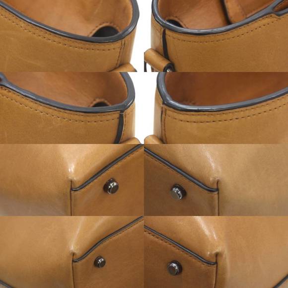 COACH Brooklyn Tote Bag Tan/Brown - Picture 6 of 10